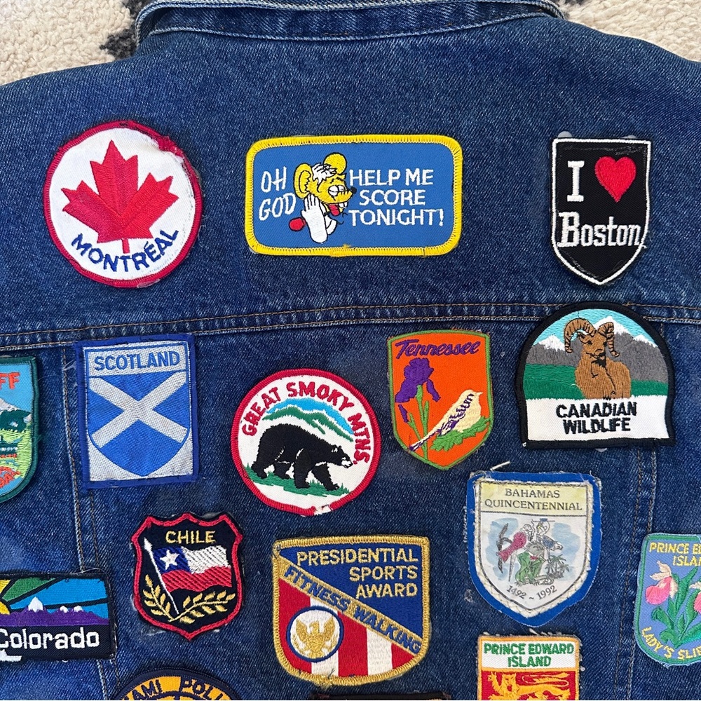 Patchwork Denim Jacket - image 9